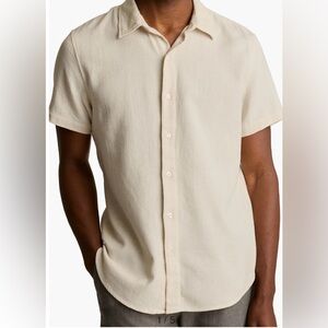 Bonobos Riviera Slim Fit Button Down Short Sleeve Shirt Size Large